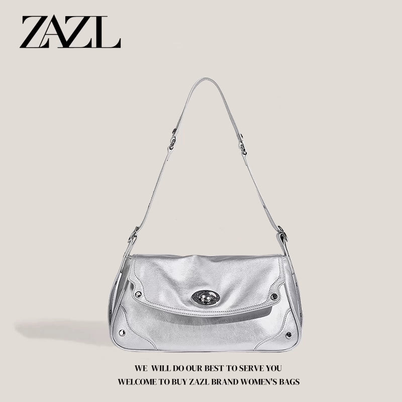 ZAZL - Túi Xách Nữ Thiết Kế Nhỏ, Mẫu Mới 2025, Túi Xách Phong Cách Cao Cấp, Túi Đeo Chéo Một Bên, Túi Đeo Vai Công Sở, Phong Cách Nhẹ Nhàng, Sang Trọng