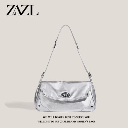 ZAZL - Túi Xách Nữ Thiết Kế Nhỏ, Mẫu Mới 2025, Túi Xách Phong Cách Cao Cấp, Túi Đeo Chéo Một Bên, Túi Đeo Vai Công Sở, Phong Cách Nhẹ Nhàng, Sang Trọng